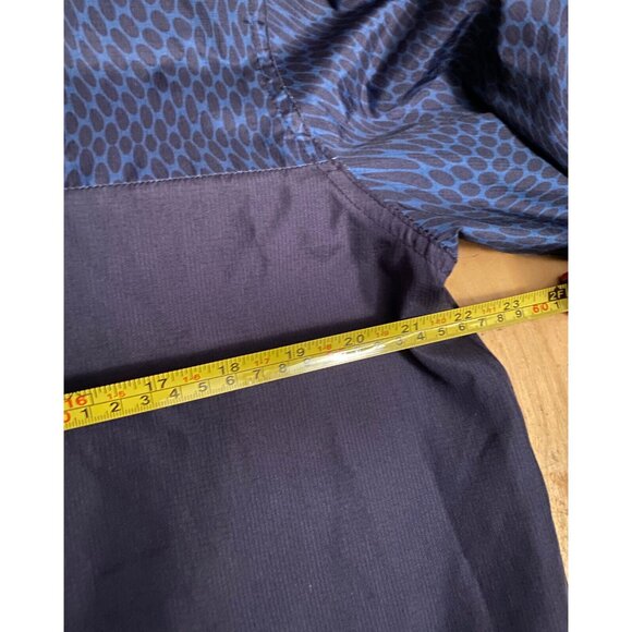 Superman Jacket Blue Green Mens M Bioworld DC Comics Six Flags Windbreaker - Picture 6 of 7